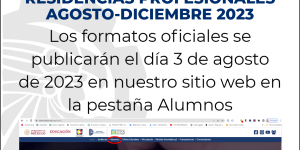 «Atención estudiantes de residencias profesionales ITES Los Cabos periodo agosto-diciembre de 2023