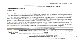 Convocatoria Jóvenes Escribiendo el Futuro (JEF)