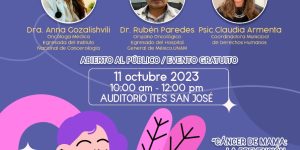 Conferencias el día miércoles 11 de octubre de 2023 en las instalaciones del ITES Los Cabos