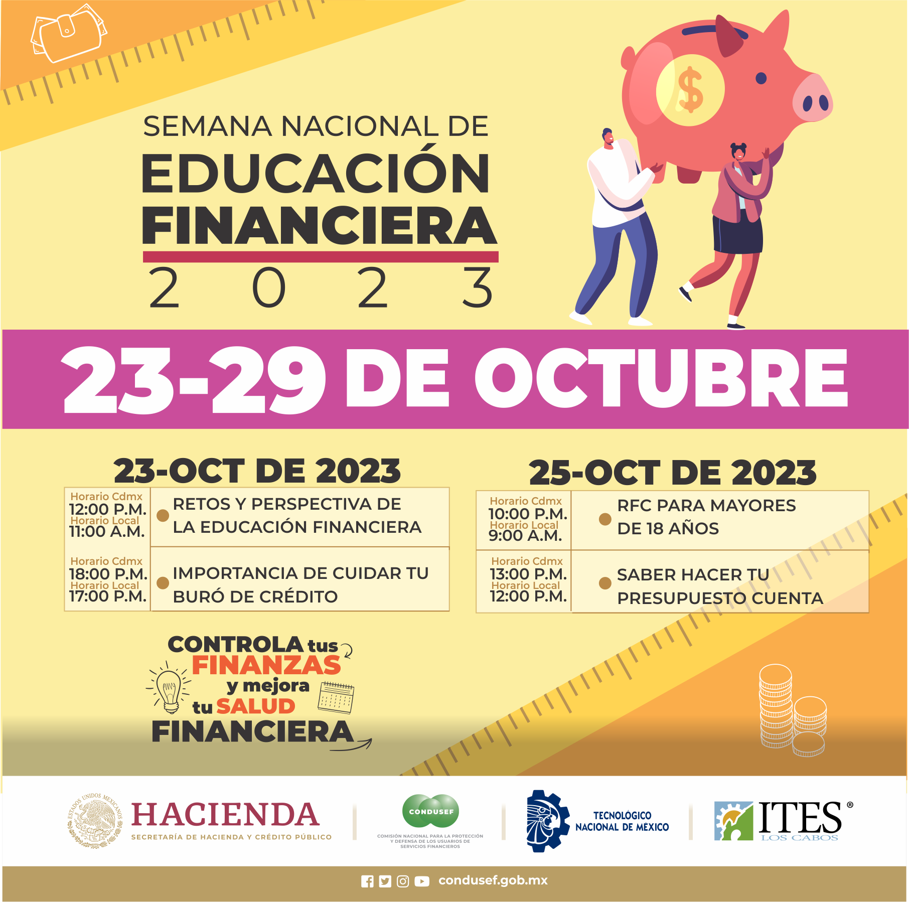 ¡Estás Invitado A La Semana Nacional De Educación Financiera! - ITES