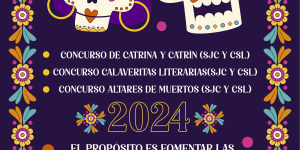 Te invitamos a formar parte de nuestras tradicionales actividades de Día de Muertos 2024, llenas de cultura, creatividad y talento.